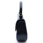 Celine Teenage Laura 2-Way Mini Shoulder Bag Black Leather Gold — view 3