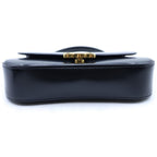 Celine Teenage Laura 2-Way Mini Shoulder Bag Black Leather Gold — view 4