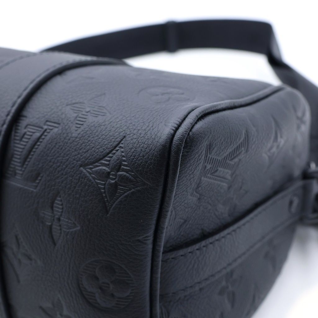 Louis Vuitton Monogram Shadow City Keepall 2-Way Shoulder Bag Mini Black — view 5