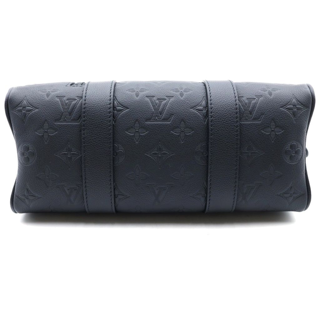 Louis Vuitton Monogram Shadow City Keepall 2-Way Shoulder Bag Mini Black — view 4