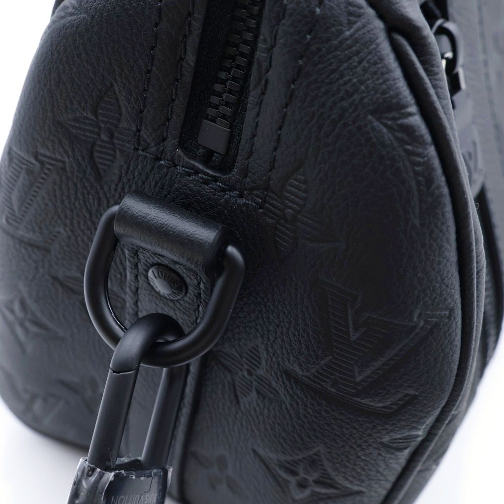Louis Vuitton Monogram Shadow City Keepall 2-Way Shoulder Bag Mini Black — view 6
