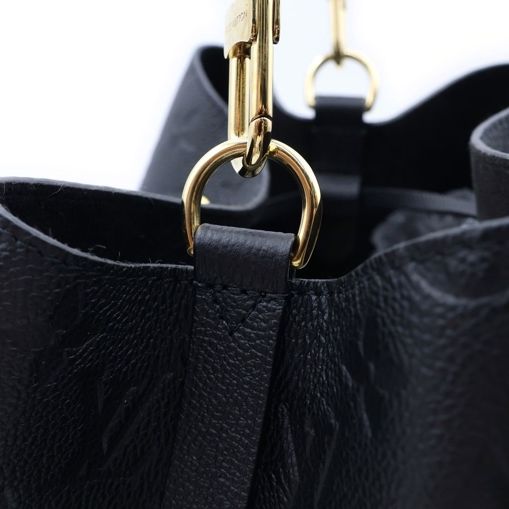 Louis Vuitton Empreinte Neo Noe Shoulder Bag Drawstring Black Noir Leather Gold — view 7