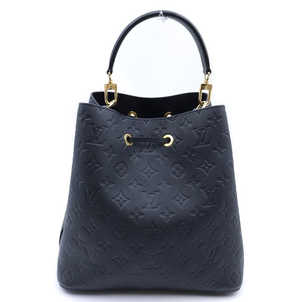 Louis Vuitton Empreinte Neo Noe Shoulder Bag Drawstring Black Noir Leather Gold — view 2