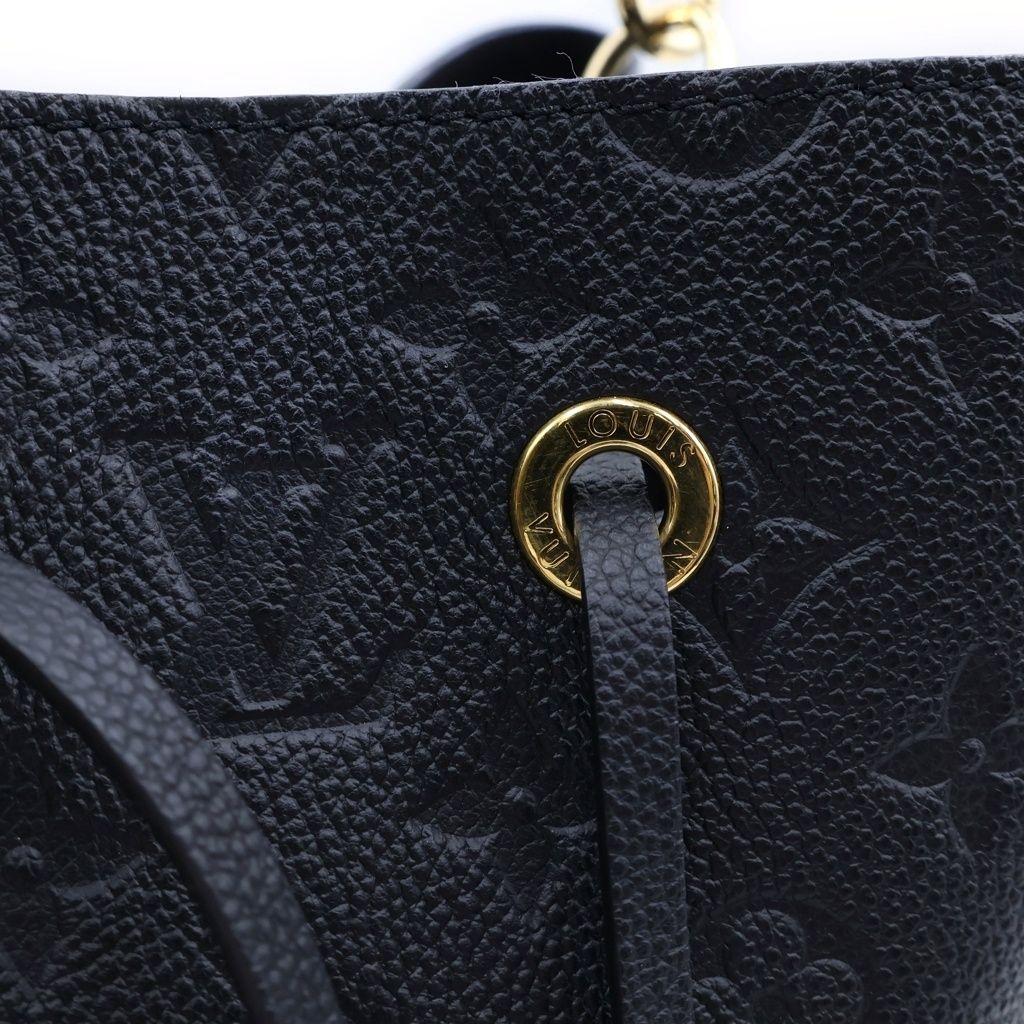 Louis Vuitton Empreinte Neo Noe Shoulder Bag Drawstring Black Noir Leather Gold — view 6