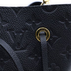 Louis Vuitton Empreinte Neo Noe Shoulder Bag Drawstring Black Noir Leather Gold — view 6