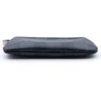Louis Vuitton Damier Graphite Pochette Cles Card Case Black — view 4