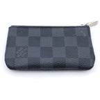Louis Vuitton Damier Graphite Pochette Cles Card Case Black — view 2
