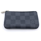 Louis Vuitton Damier Graphite Pochette Cles Card Case Black