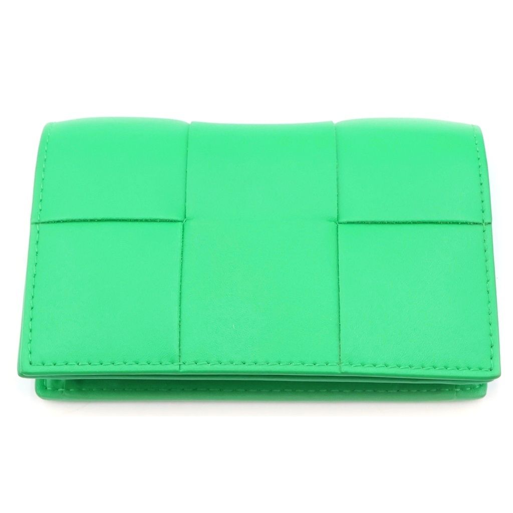 Bottega Veneta Intrecciato Cassette Business Case Green