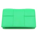 Bottega Veneta Intrecciato Cassette Business Case Green