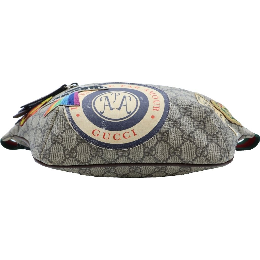 Gucci GG Supreme Courier Sherry Line Belt Bag Beige — view 4