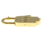 Hermes Cadenacharm Annee de la Hand Motif Charm Gold Keychain — view 3