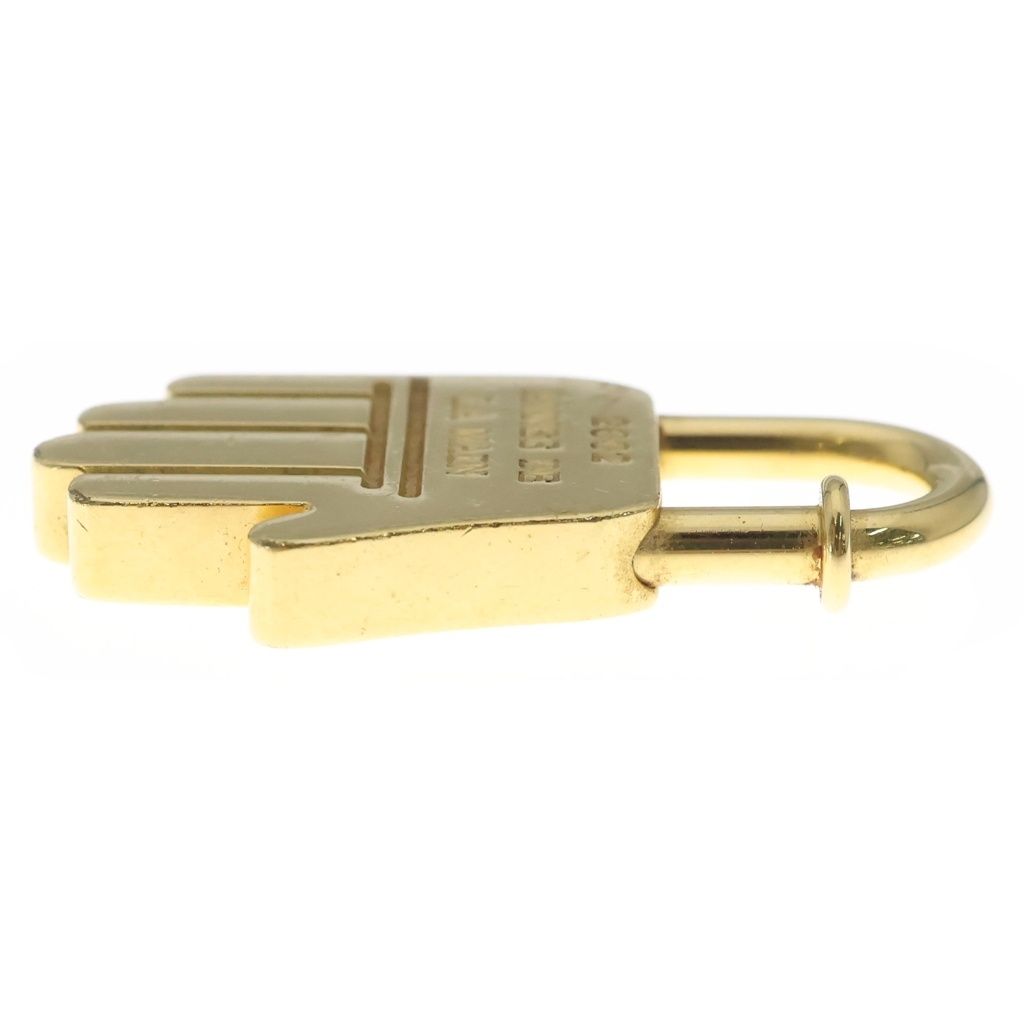 Hermes Cadenacharm Annee de la Hand Motif Charm Gold Keychain — view 4