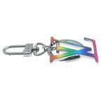 Louis Vuitton Porte Cles LV Rainbow Key Holder Bag Charm Multi Silver — view 4