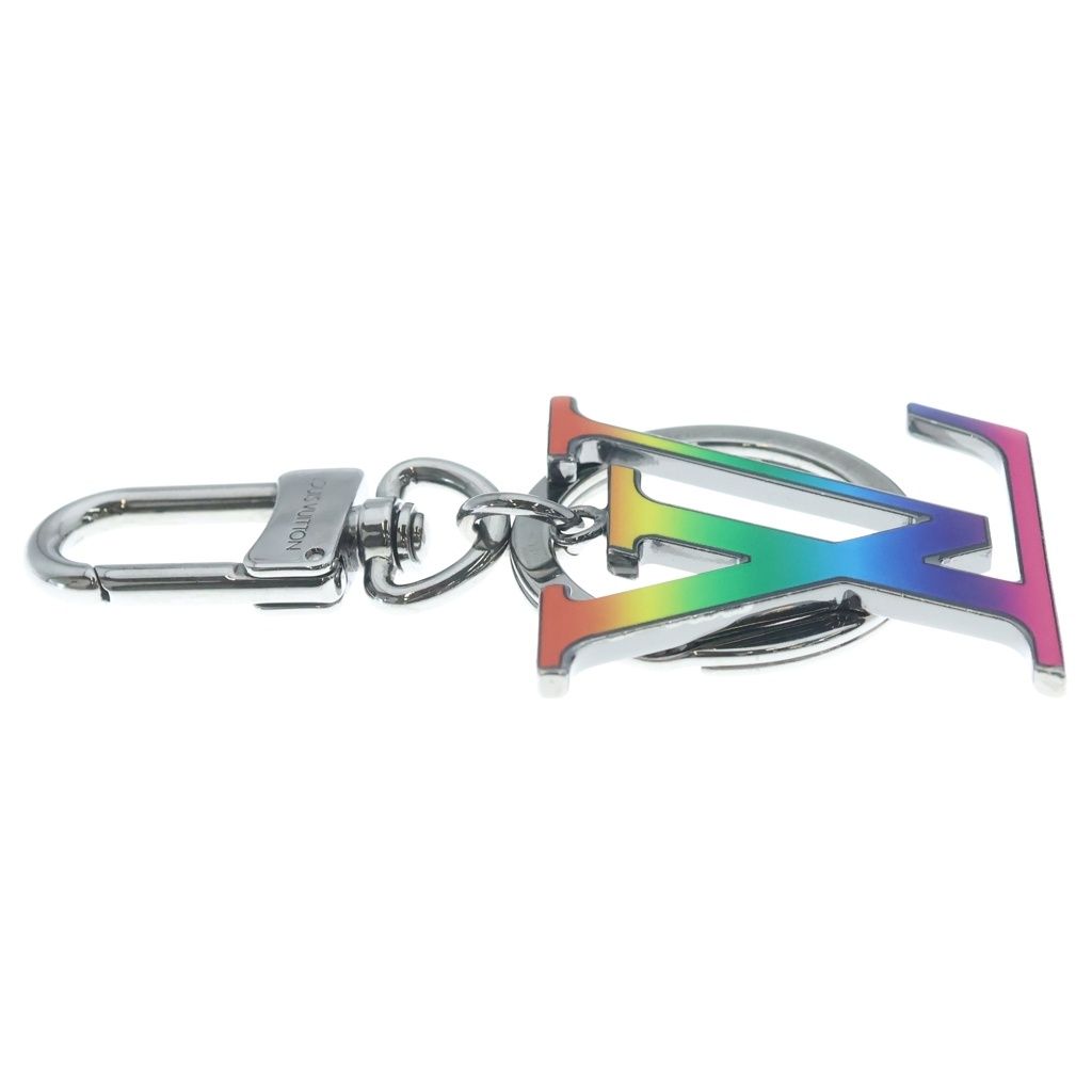 Louis Vuitton Porte Cles LV Rainbow Key Holder Bag Charm Multi Silver — view 4