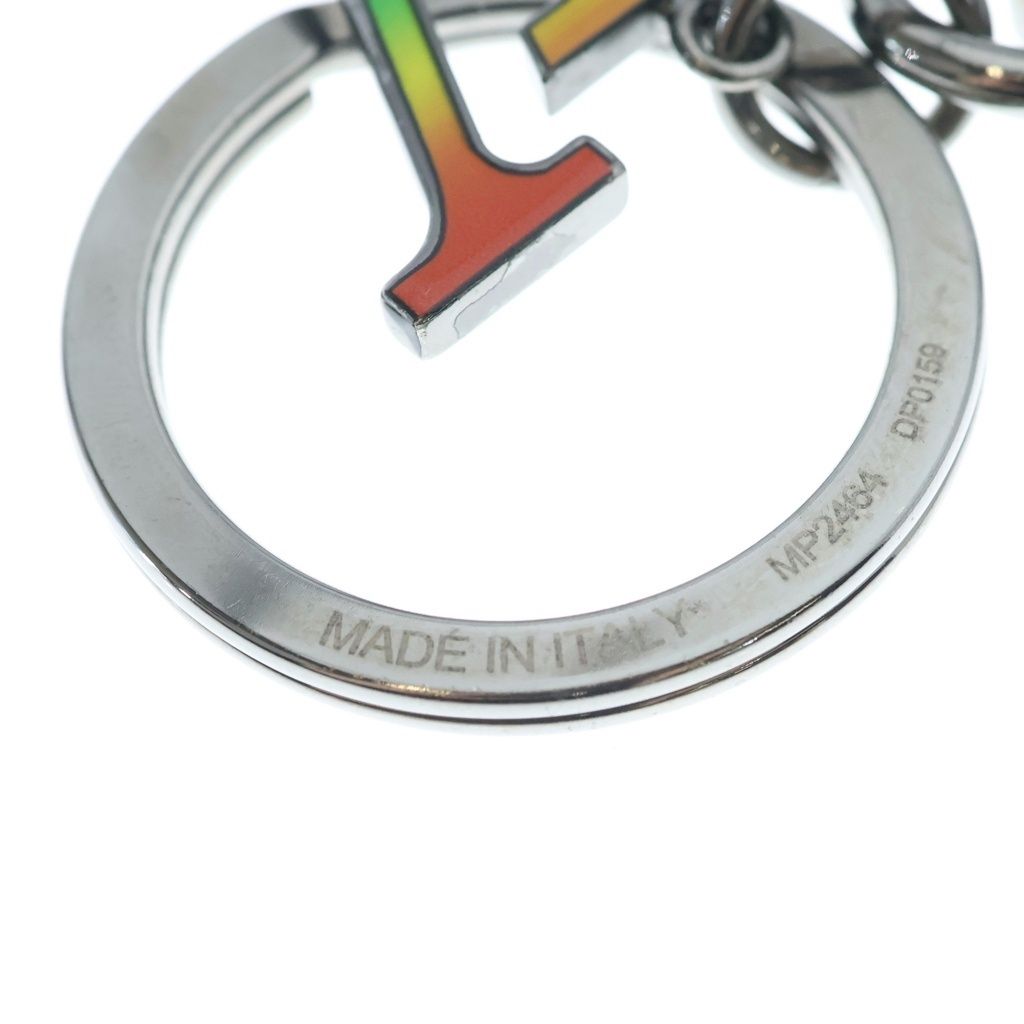 Louis Vuitton Porte Cles LV Rainbow Key Holder Bag Charm Multi Silver — view 6