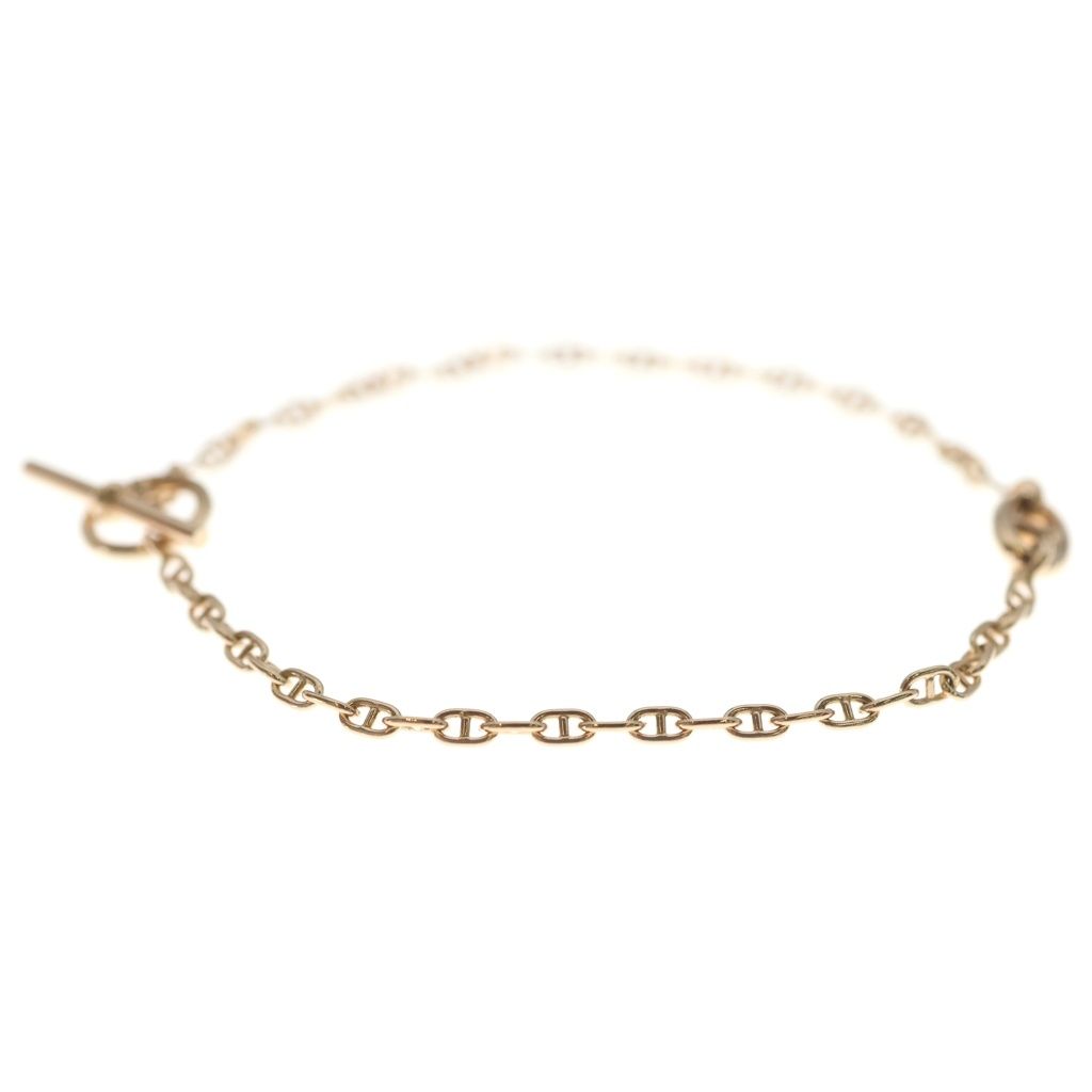 Hermes New Farandole Bracelet TPM Chain Pink Gold 18k — view 3