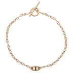 Hermes New Farandole Bracelet TPM Chain Pink Gold 18k