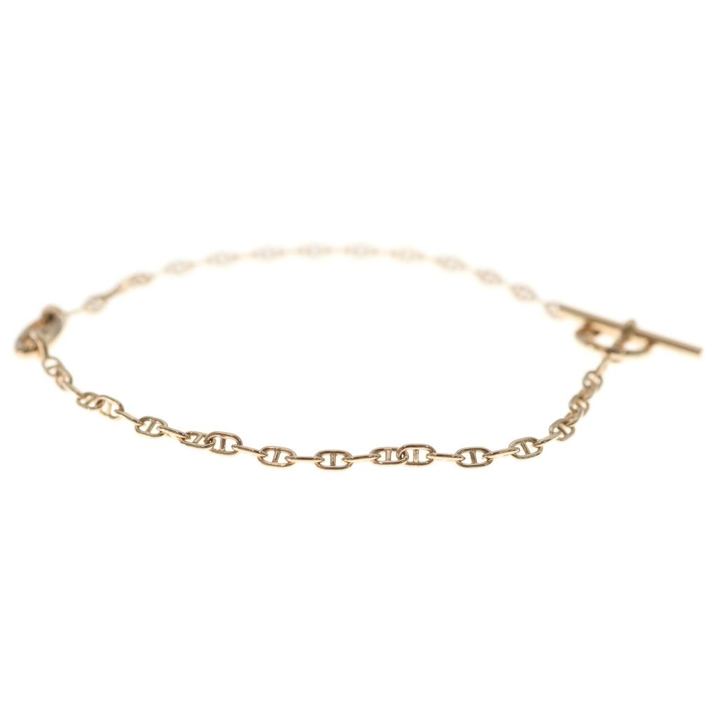 Hermes New Farandole Bracelet TPM Chain Pink Gold 18k — view 4