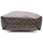 Louis Vuitton Monogram Sully PM Handbag Bag Brown Leather Gold — view 4