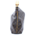 Louis Vuitton Monogram Sully PM Handbag Bag Brown Leather Gold — view 3