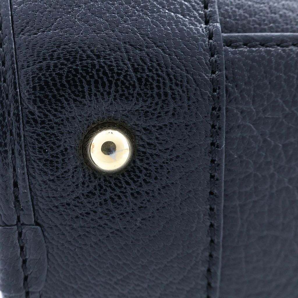 Loewe Amazona 28 Boston Bag Black Leather Gold — view 6