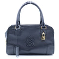 Loewe Amazona 28 Boston Bag Black Leather Gold