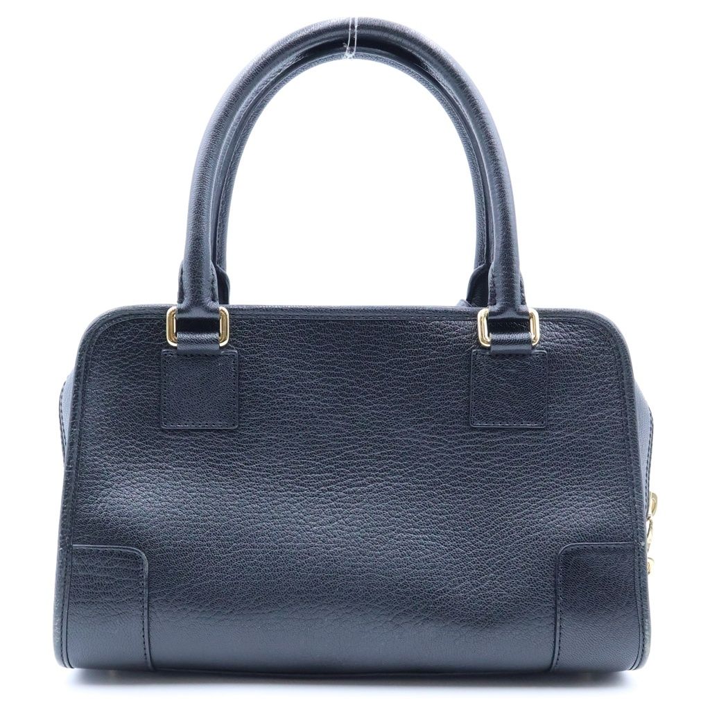 Loewe Amazona 28 Boston Bag Black Leather Gold — view 2