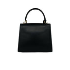 Gucci Vintage Ladylock Logo Leather 2-Way Shoulder Bag Black — view 3