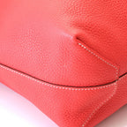 Hermes Double Sens 45 Rose Jaipur Tosca Tote Bag Taurillon Clemence — view 5