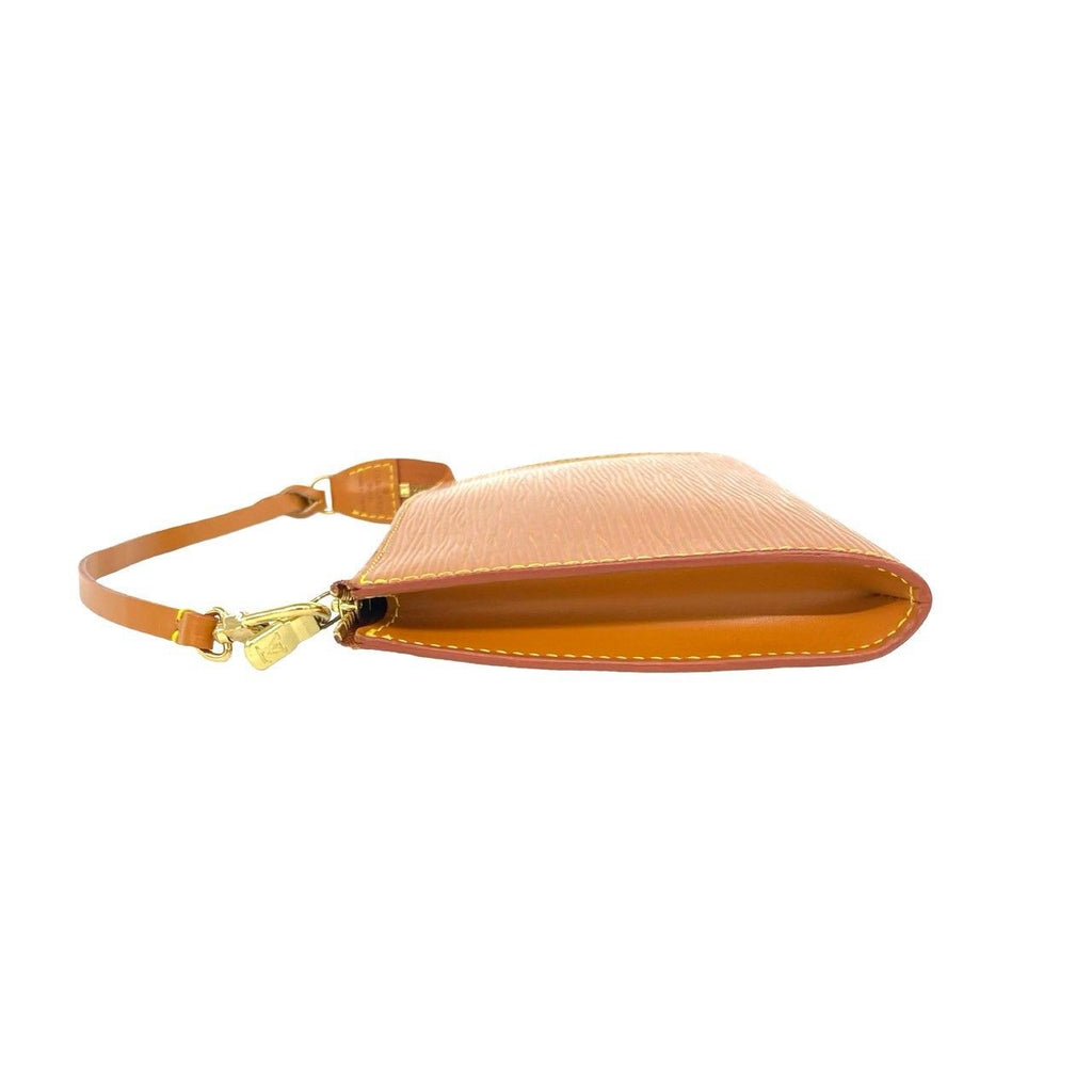 Louis Vuitton Vintage Accessoires Epi Leather Handbag Cipango Gold Brown — view 5