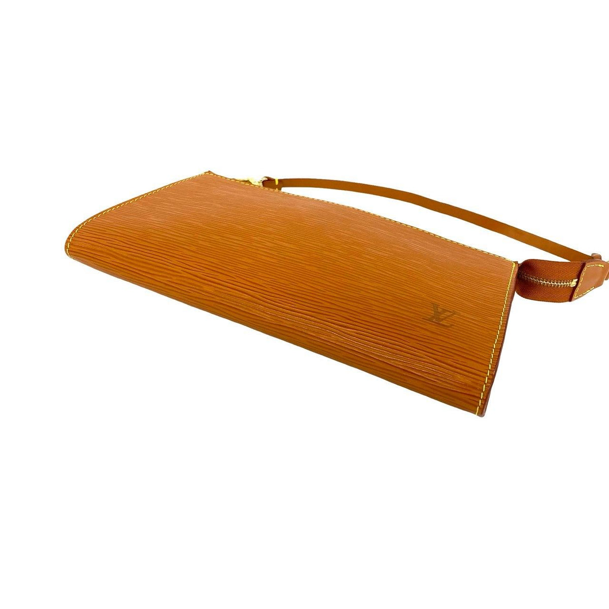 Louis Vuitton Vintage Accessoires Epi Leather Handbag Cipango Gold Brown — view 8