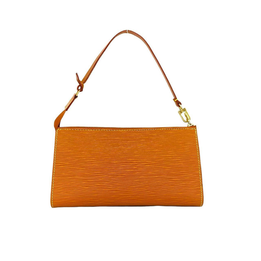 Louis Vuitton Vintage Accessoires Epi Leather Handbag Cipango Gold Brown — view 3