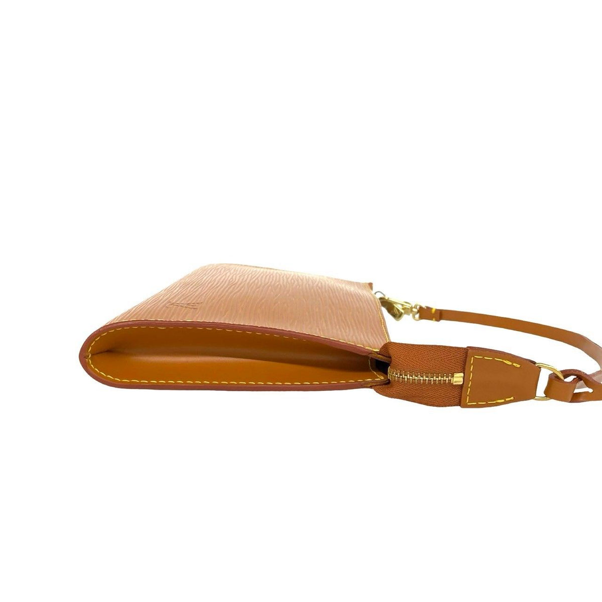 Louis Vuitton Vintage Accessoires Epi Leather Handbag Cipango Gold Brown — view 6