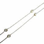 Gucci Double G Necklace Mother of Pearl Silver — view 6