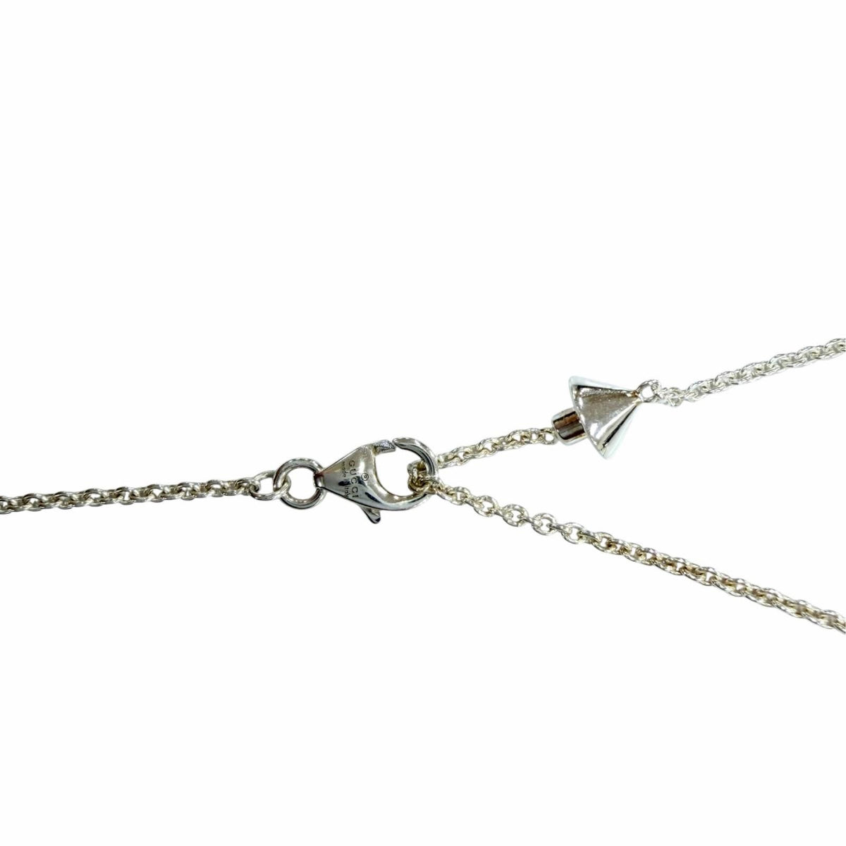 Gucci Double G Necklace Mother of Pearl Silver — view 7