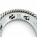 Gucci Interlocking G Flower Ring Silver JP — view 6