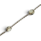 Gucci Double G Mother of Pearl Bracelet 925 Color Stone White Silver — view 5