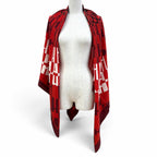 Hermes Carre Juan 140 Op H Optical H Cashmere Mixed Shawl Multi Scarf — view 2