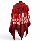 Hermes Carre Juan 140 Op H Optical H Cashmere Mixed Shawl Multi Scarf — view 4
