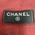 Chanel Cashmere 100% 136 184 Logo Horse Pattern Large Shawl Scarf Bordeaux — view 7