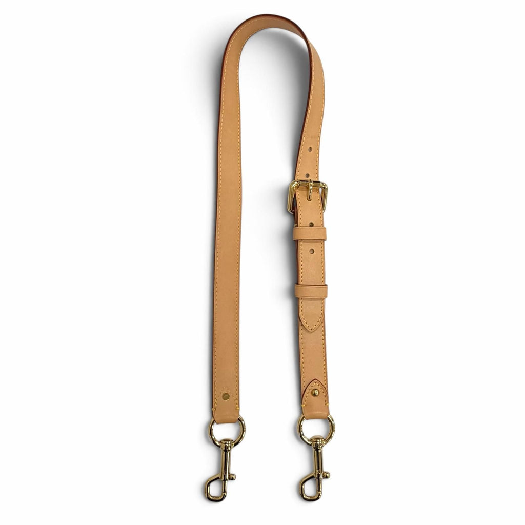 Louis Vuitton Vachetta Leather Shoulder Strap Natural Gold — view 3