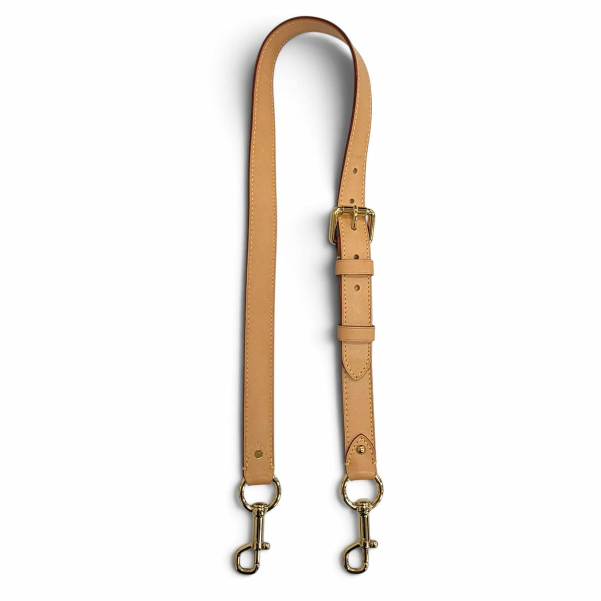Louis Vuitton Vachetta Leather Shoulder Strap Natural Gold — view 3