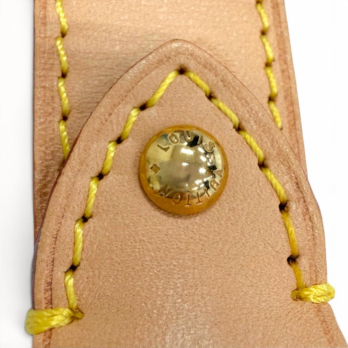 Louis Vuitton Vachetta Leather Shoulder Strap Natural Gold — view 8