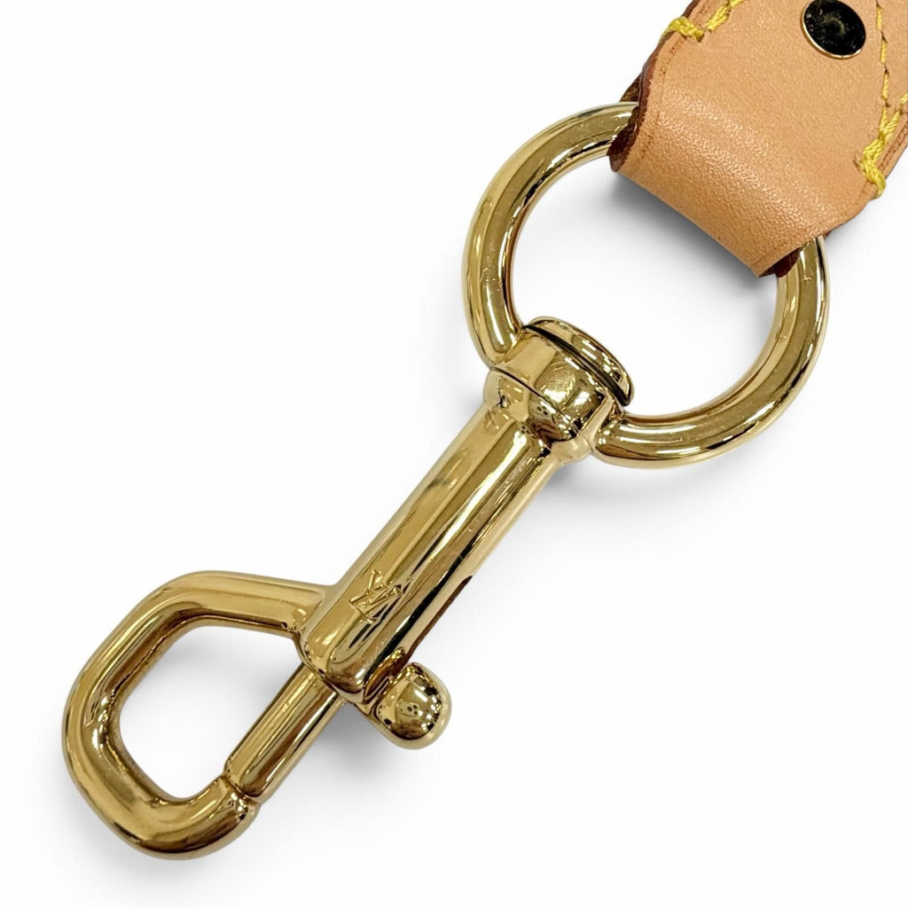 Louis Vuitton Vachetta Leather Shoulder Strap Natural Gold — view 6