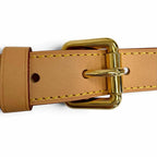 Louis Vuitton Vachetta Leather Shoulder Strap Natural Gold — view 7