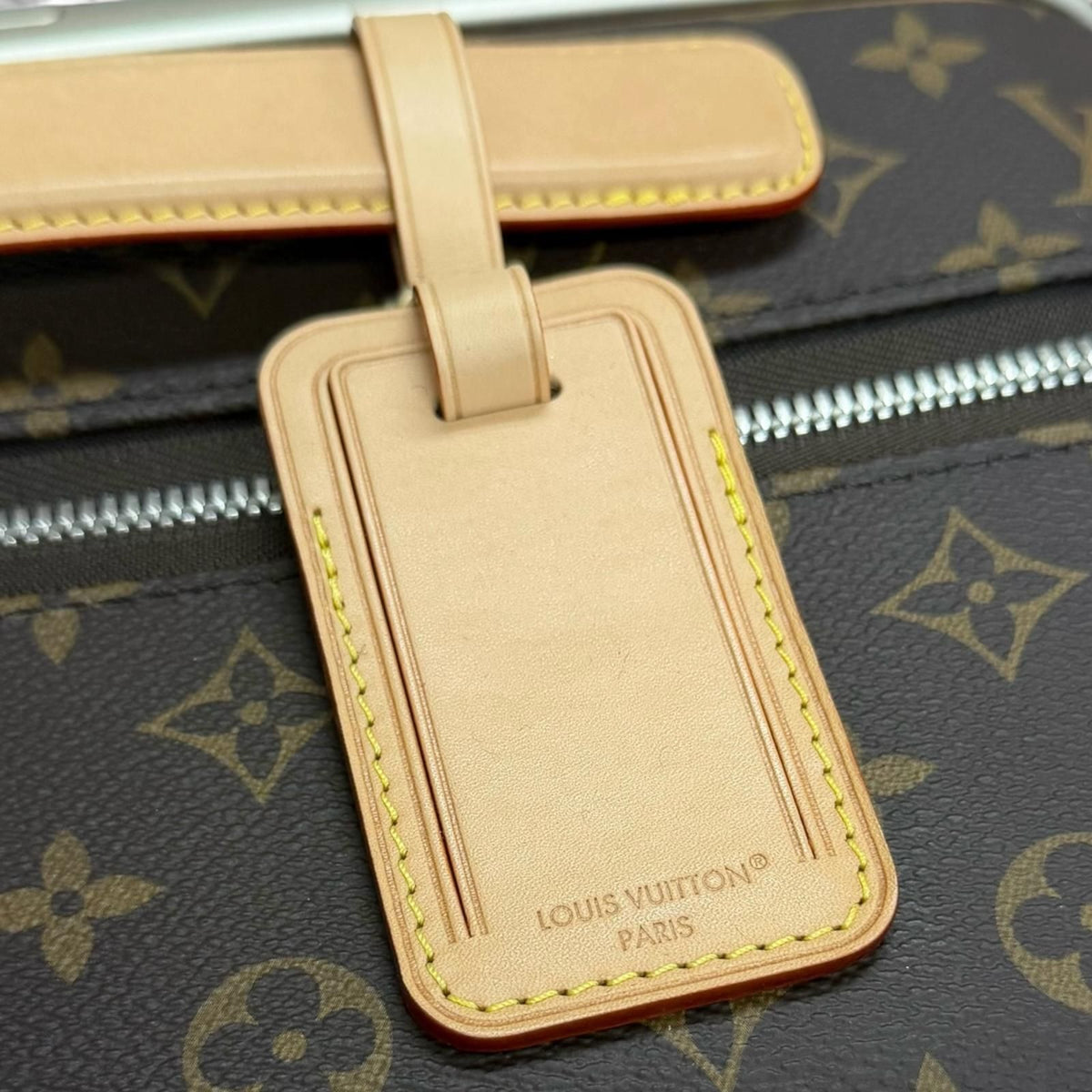 Louis Vuitton Monogram Horizon 55 Suitcase Canvas Brown Travel Bag — view 8