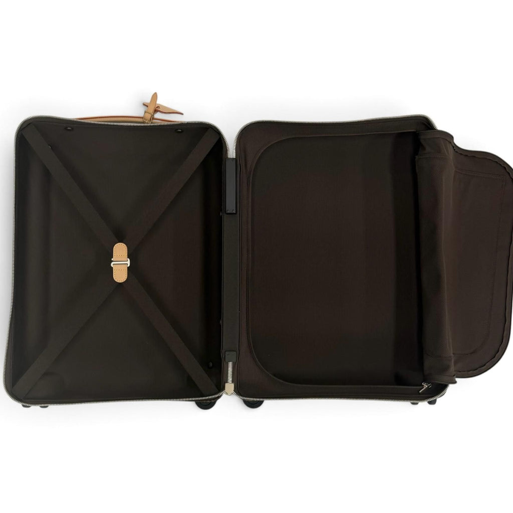 Louis Vuitton Monogram Horizon 55 Suitcase Canvas Brown Travel Bag — view 5