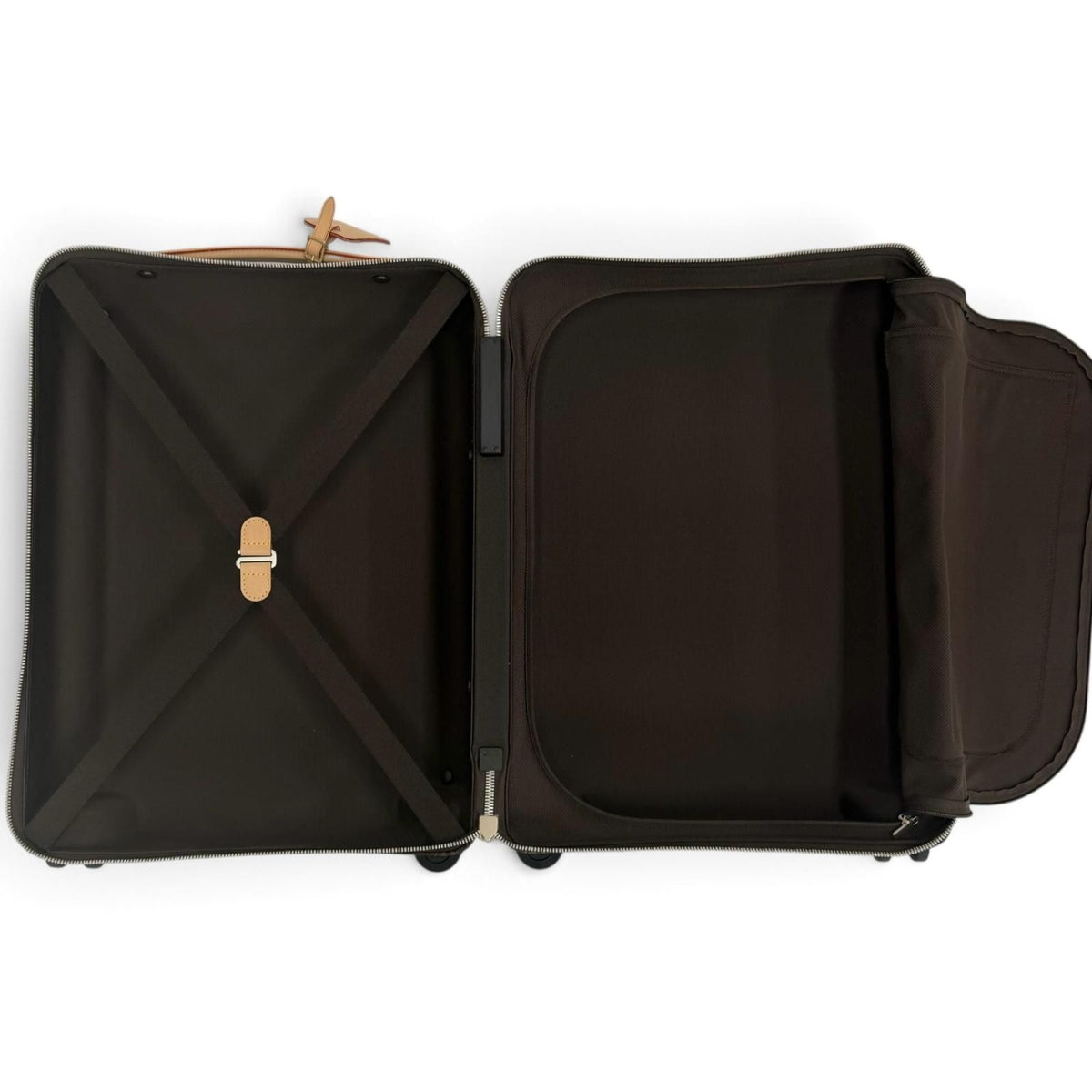 Louis Vuitton Monogram Horizon 55 Suitcase Canvas Brown Travel Bag — view 5