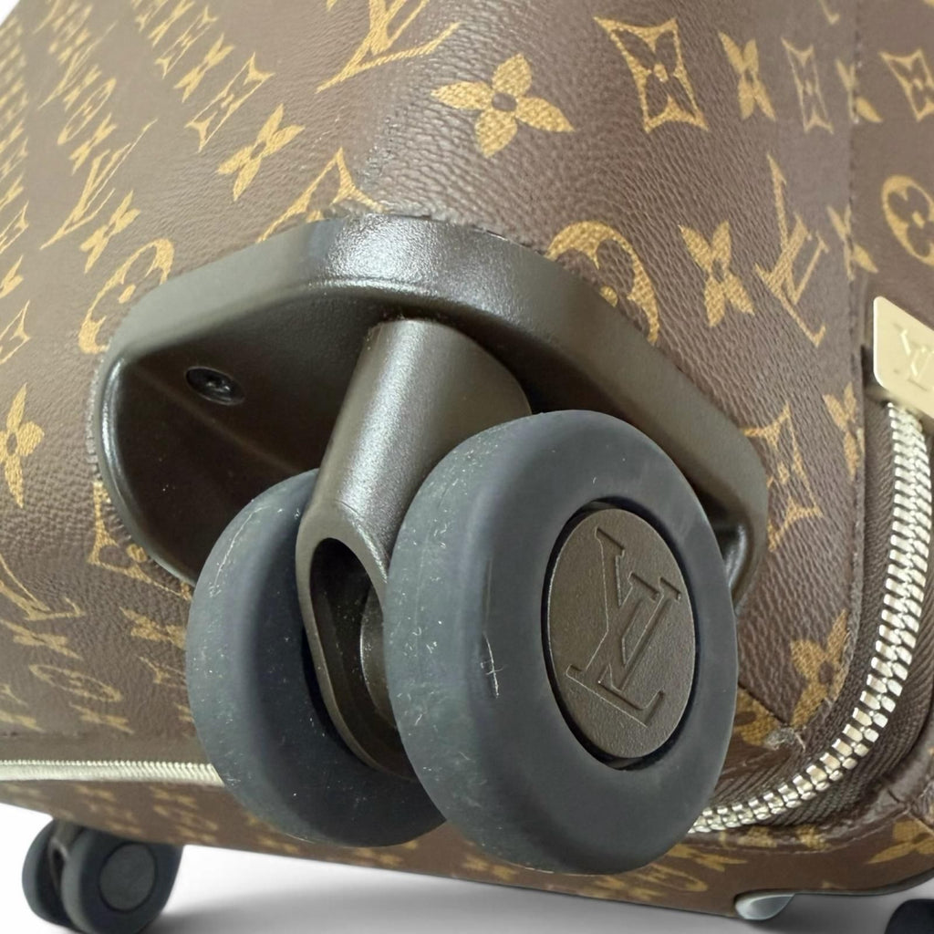 Louis Vuitton Monogram Horizon 55 Suitcase Canvas Brown Travel Bag — view 6